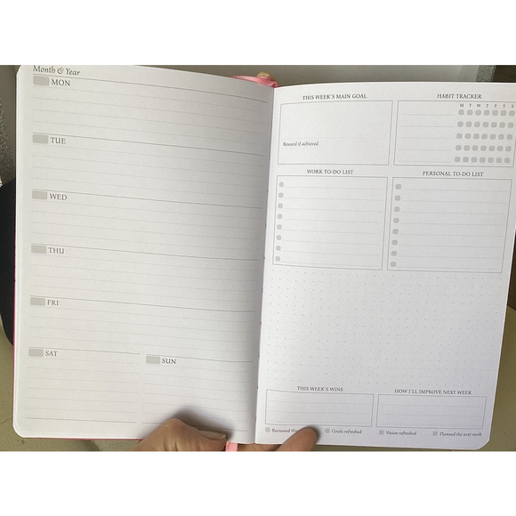 Legend Planner Deluxe Budget Planner & Schedule Organizer Weekly, Monthly, Pink - Picture 9 of 14